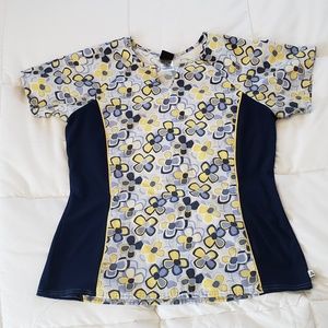 Cherokee Flexible Scrub Top M